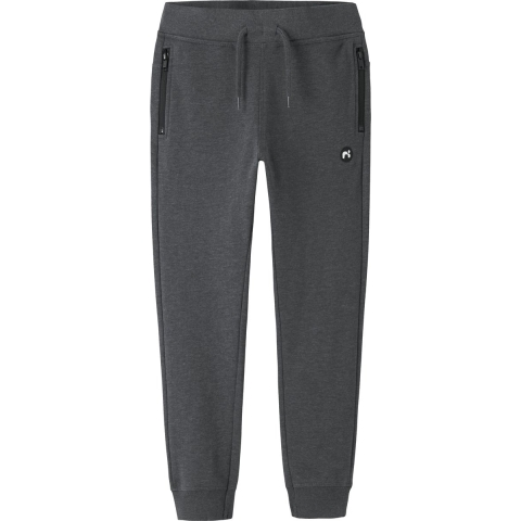 Name It Joggingbroek - Noos - NkmVimo - Dark Grey Melange - Name It - 8 jaar (128) - Joggingbroek