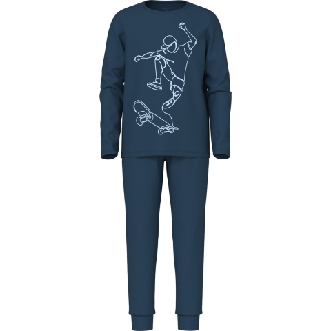 Name It Pyjama set - 2-delig - NkmNightset - Titan - Name It - 13-14 jaar (158-164) - Pyjama - Tweedelig