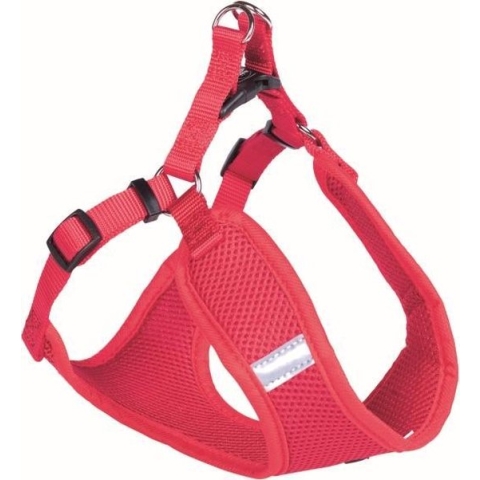 Nobby hondentuig Mesh Reflect - Rood - S - buikomtrek 41 tot 46 cm