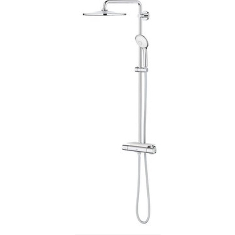 GROHE Euphoria Regendoucheset Opbouw - hoofddouche 31cm - massage handdouche rond - chroom