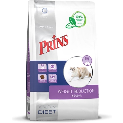Prins VitalCare Diet Weight Reduction & Diabetic Kattenvoer 1,5 kg