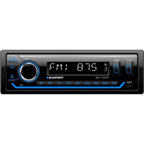 Blaupunkt BPA 1123 BT - Autoradio - Retro - 1Din - Bluetooth - RDS Tuner - 2 x USB - 4 x 50W Output