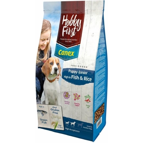 Hobbyfirst Canex Puppy - Vis & Rijst - Hondenvoer - 12 kg