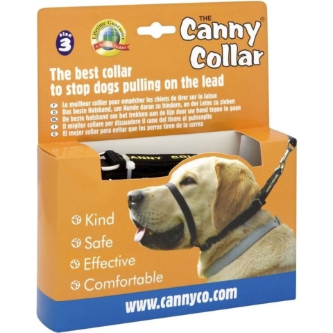 Canny Collar Zwart NR 3 33-38 cm