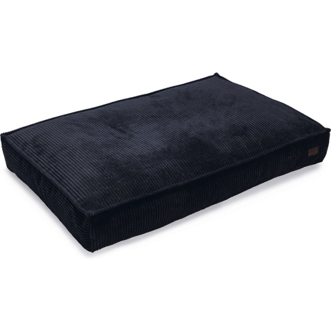 Designed by Lotte hondenkussen Ribbed Antraciet 120 x 80 cm