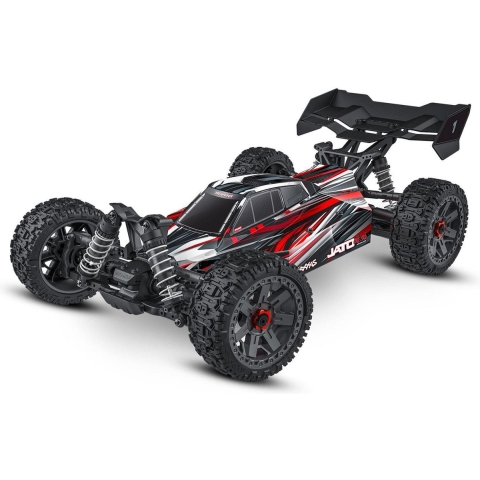 Traxxas Jato 4X4 BL-2S brushless buggy - Rood