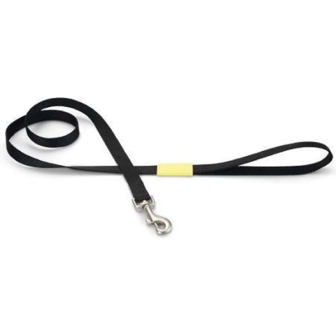 Nylon looplijn zwart 120cm x 20mm