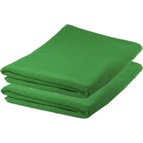 2x stuks Badhanddoeken / handdoeken extra absorberend 150 x 75 cm groen -