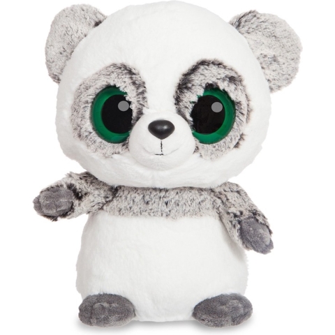 Pluche grijze panda knuffel 20 cm -