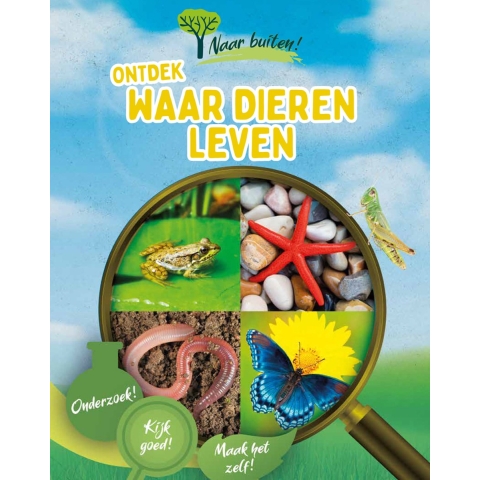 Ontdek waar dieren leven (Hardback)