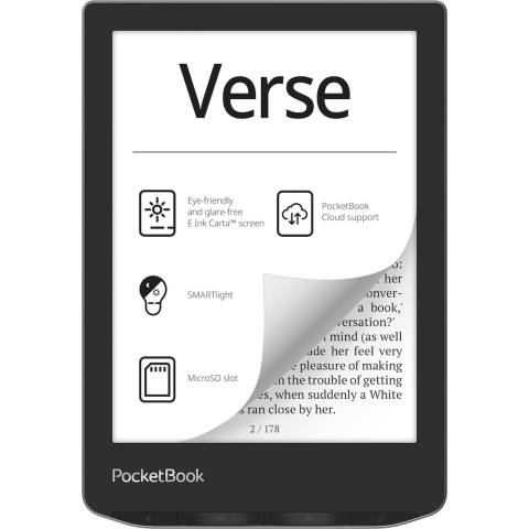 PocketBook Verse eBook-reader 15.2 cm (6 inch) Grijs