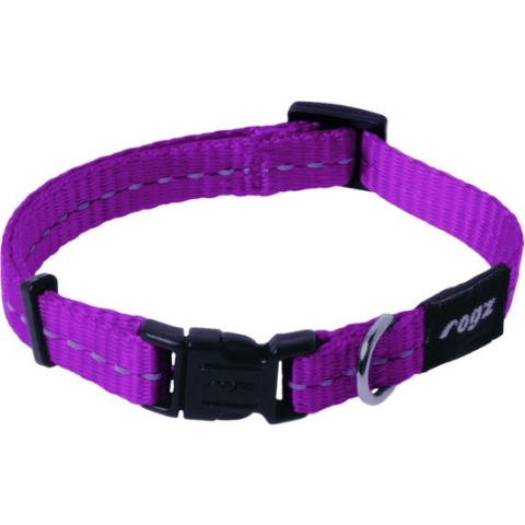 Rogz For Dogs Nitelife Hondenhalsband - 11 mm x 20-32 cm - Roze