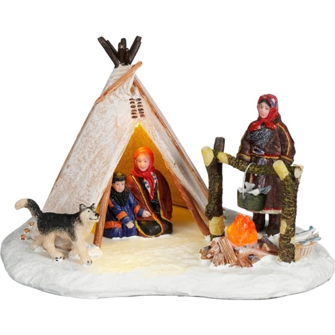 Cooking food on fire l16b13h10 cm bo - Luville