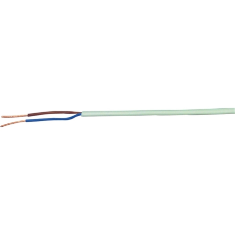 Enzo Kabel ovaal plat 2x0,75 qmm kleur wit - 1227000