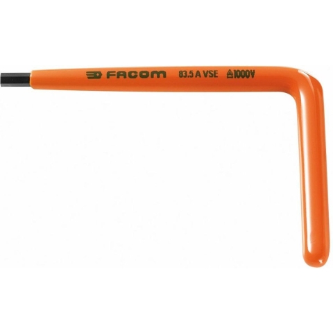 Facom gebogen inbussleutels geisoleerd 5 mm - 83.5AVSE