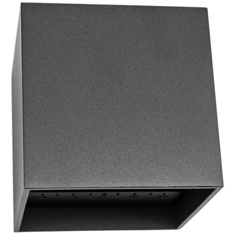 Enzo Wandlamp 6W | LED | Aluminium | Vierkant | Zwart | 2700K - 5082010