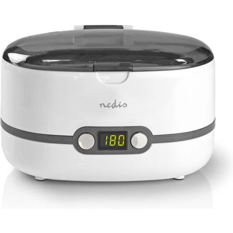 Ultrasone Juwelenreiniger - Netvoeding - 230 V AC 50 Hz - Euro / Type-C (CEE 7/16) - Wit - Kunststof