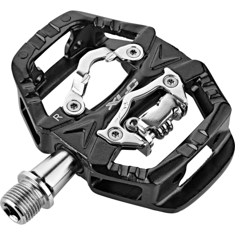 XLC ATB Combi PD-S14 Fietspedalen MTB&ATB– Antislip – 9/16"– Aluminium – Zwart