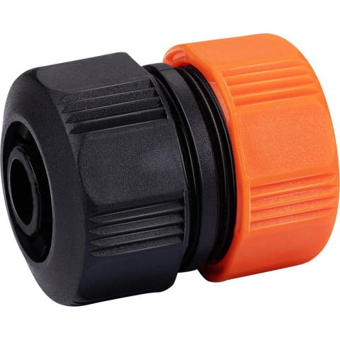 BLACK+DECKER Slangverbinder 3/4''- 19⌀ CM - Tuinslangkoppelig - Zwart/Oranje