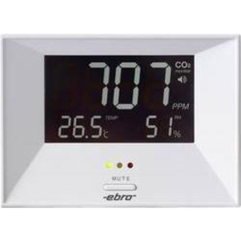 ebro RM 100 Kooldioxidemeter 0 - 3000 ppm Met temperatuurmeting