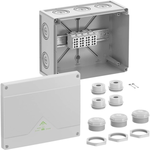 Spelsberg Abox HA 250 Aftakkast (l x b x h) 202 x 252 x 120 mm Grijs IP54, IP66 1 stuk(s)