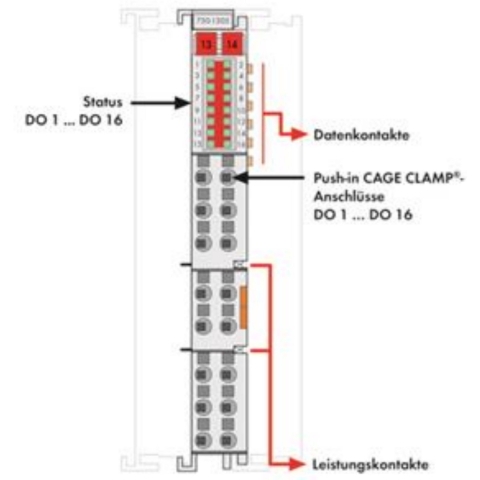 WAGO 750-1505 Digitale PLC-uitgangsmodule 750-1505 1 stuk(s)