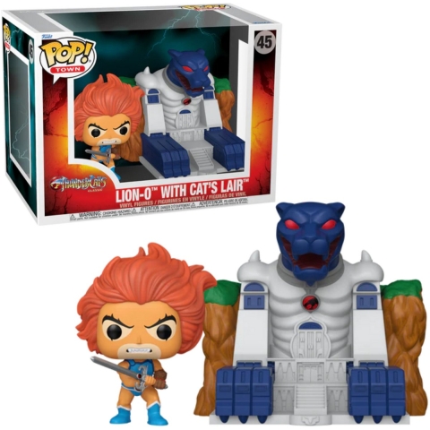 Thundercats Funko Pop Town Vinyl: Lion-O with Cat's Lair