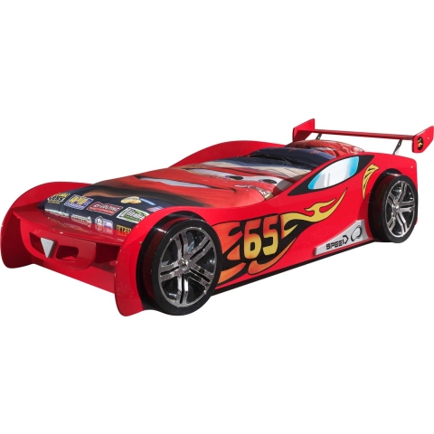 Kinderbed Lemans 90x200 Rood