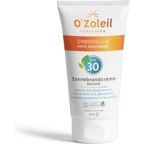 O'Zoleil Zonnecreme Gezicht SPF 30 50 ml