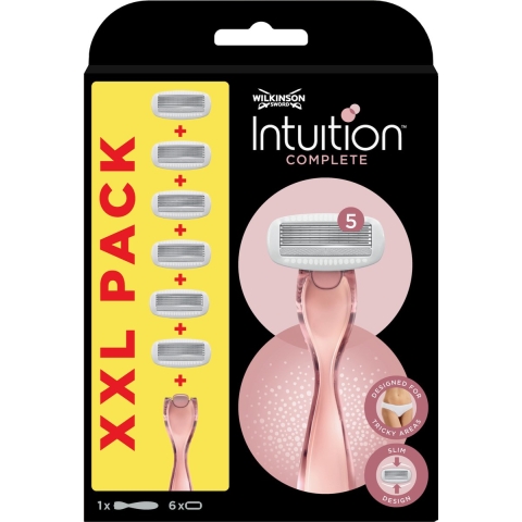 Wilkinson Intuition Complete Scheermes XXL Voordeelverpakking 6 stuks