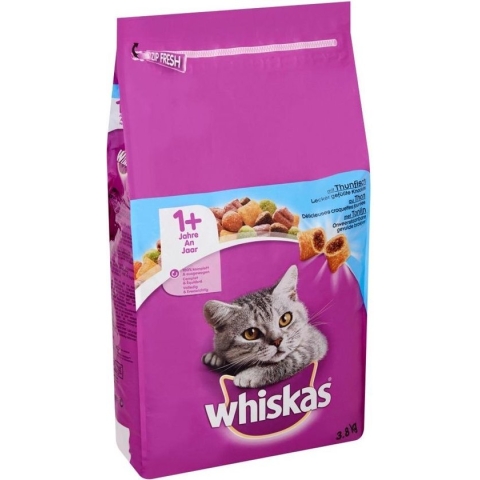 Whiskas 1+ Adult Katten Droogvoer - Tonijn - 3,8 kg