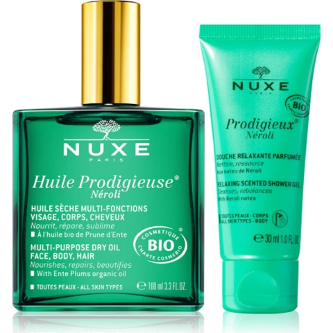 Nuxe Huile Prodigieuse Neroli + Prodigieux Neroli Ontspannende Geparfumeerde Douchegel | 100 + 30 ml PROMO