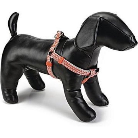 Beeztees nylon borsttuig Triangle lichtgrijs 35-60 cm x 15 mm