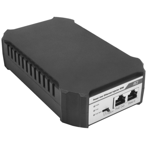 ACT Gigabit PoE+ injector 95W