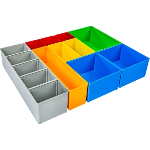 L-BOXX Indelings-set | B349xD265xH63 mm | blauw/geel/oranje/rood/groen/grijs | Blauw/geel/oranje/rood/groen/grijs | 1 stuk - 6000010088 - 6000010088
