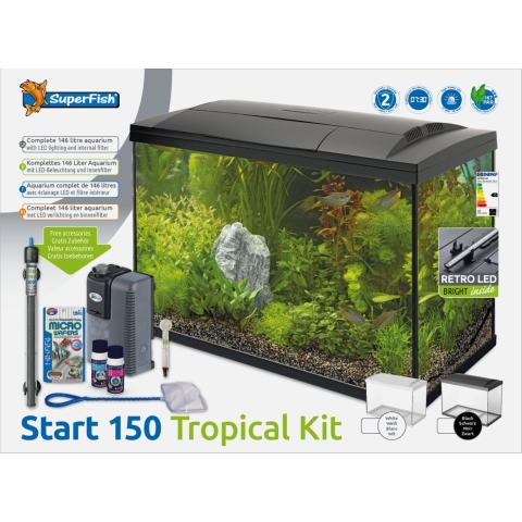 SuperFish  Aquarium start 150 tropical kit wit - SuperFish