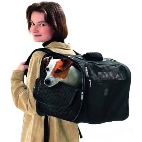 Flamingo Draagtassen Smart Trolley  - Zwart -  54 x 25,5 x 36,5 cm