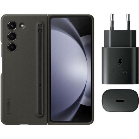 Starter Pack Slim S-pen - Case + TA800 - Geschikt voor Samsung Galaxy Z Fold 5 - Black
