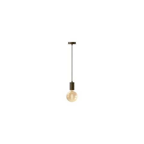Calex Retro Pendellamp - Industrieel Hanglamp - E27 Fitting - Brons - Excl. lichtbron