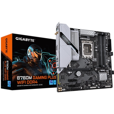 Gigabyte B760M G P WIFI DDR4 Moederbord Socket Intel LGA 1700 Vormfactor Micro-ATX Moederbord chipset Intel® B760