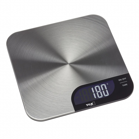 TFA Dostmann CHEESECAKE Keukenweegschaal Digitaal Weegbereik (max.): 5199 g RVS