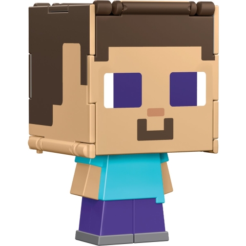 Minecraft Flippin' Figs Figure - Steve & Iron Armor Steve