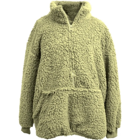 Hoodie willow 60x67 cm tea green - Unique living