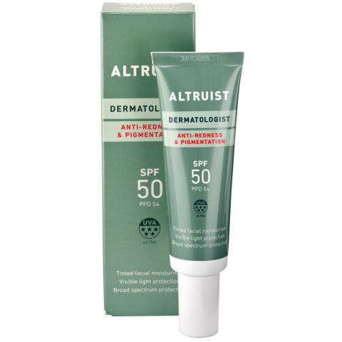 2x Altruist Zonnebrand Crème Anti-Roodheid en Pigment SPF 50 30 ml