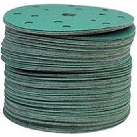 RODAC schuurschijven"green"150mm - 15 gaten P220 (100 stuks)
