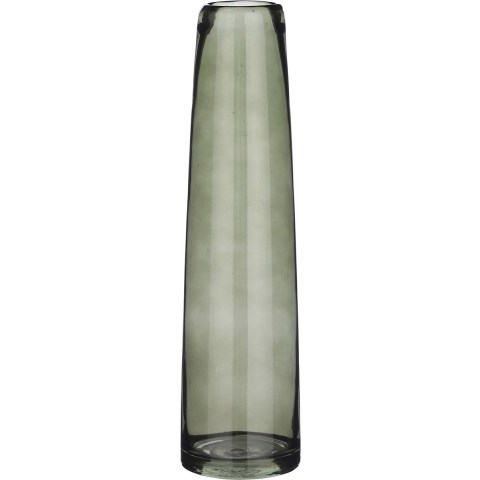 Mica Decorations Xandra Smalle Vaas - H38 xØ10 cm - Glas - Groen