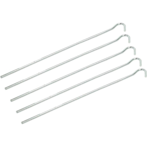 Pro Plus grondpennen/tentharingen - 30x stuks - metaal met open oog - 25 cm - Rotspennen -