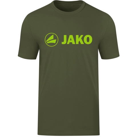 JAKO 6160K T-Shirt Promo Kids - Kaki/Fluogroen - 164