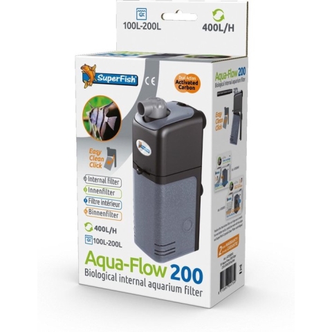 SuperFish AquaFlow Dual Action 200 - Aquariumfilter - 400 L/H
