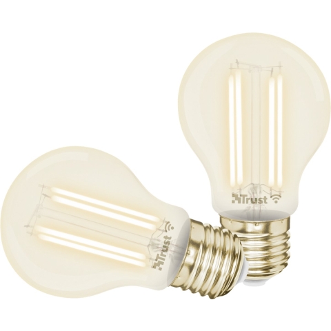 Slimme WiFi filament Ledlamp E27(duo-pack) Ledlamp